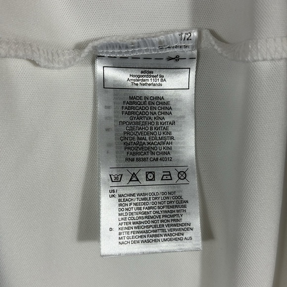 Adidas Men's Primegreen Chest Check Print Polo Golf Shirt - Picture 6 of 7